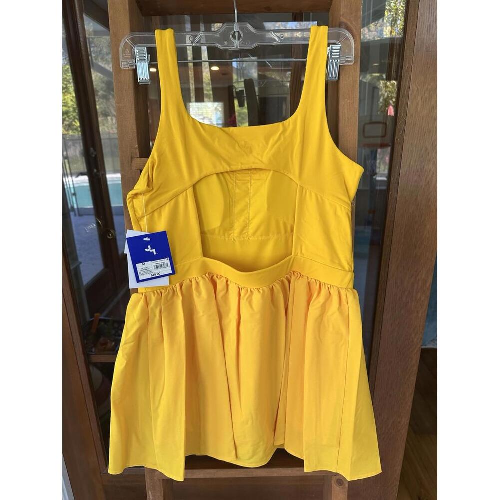NEW Women's Game Day Active Dress Joylab Tennis Pickleball Dress Yellow - Picture 5 of 8